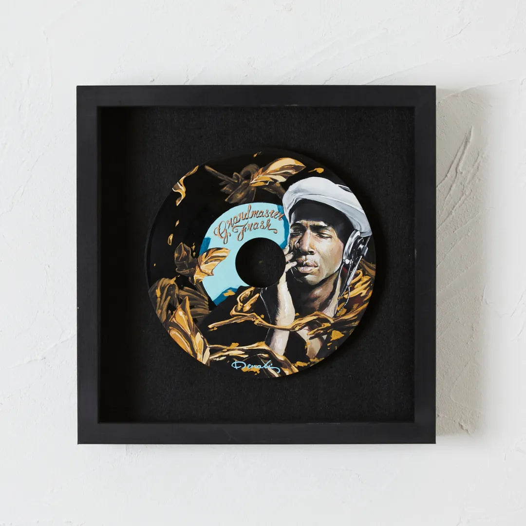 グランドマスター・フラッシュ人物画・原画『Grandmaster Flash