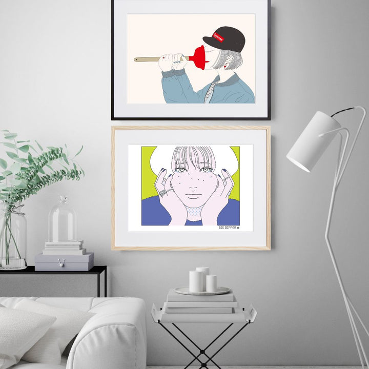 ホリデー パーティー 絵 木星人の絵たち イエス・キリストがエクソシズムのポーズをとっている様子