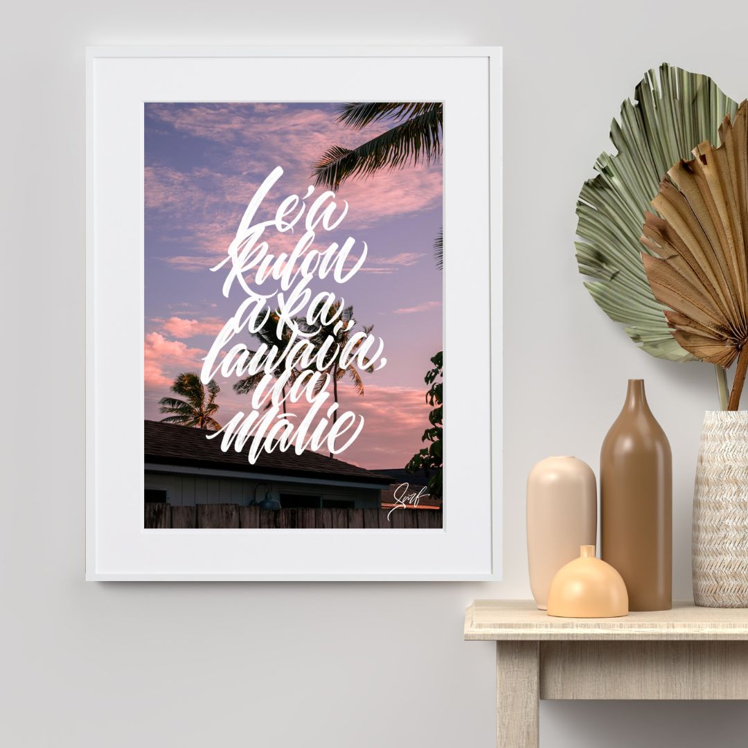 穏やかに癒すハワイアート「Hawaii mālie」｜“静けさ”を描いた