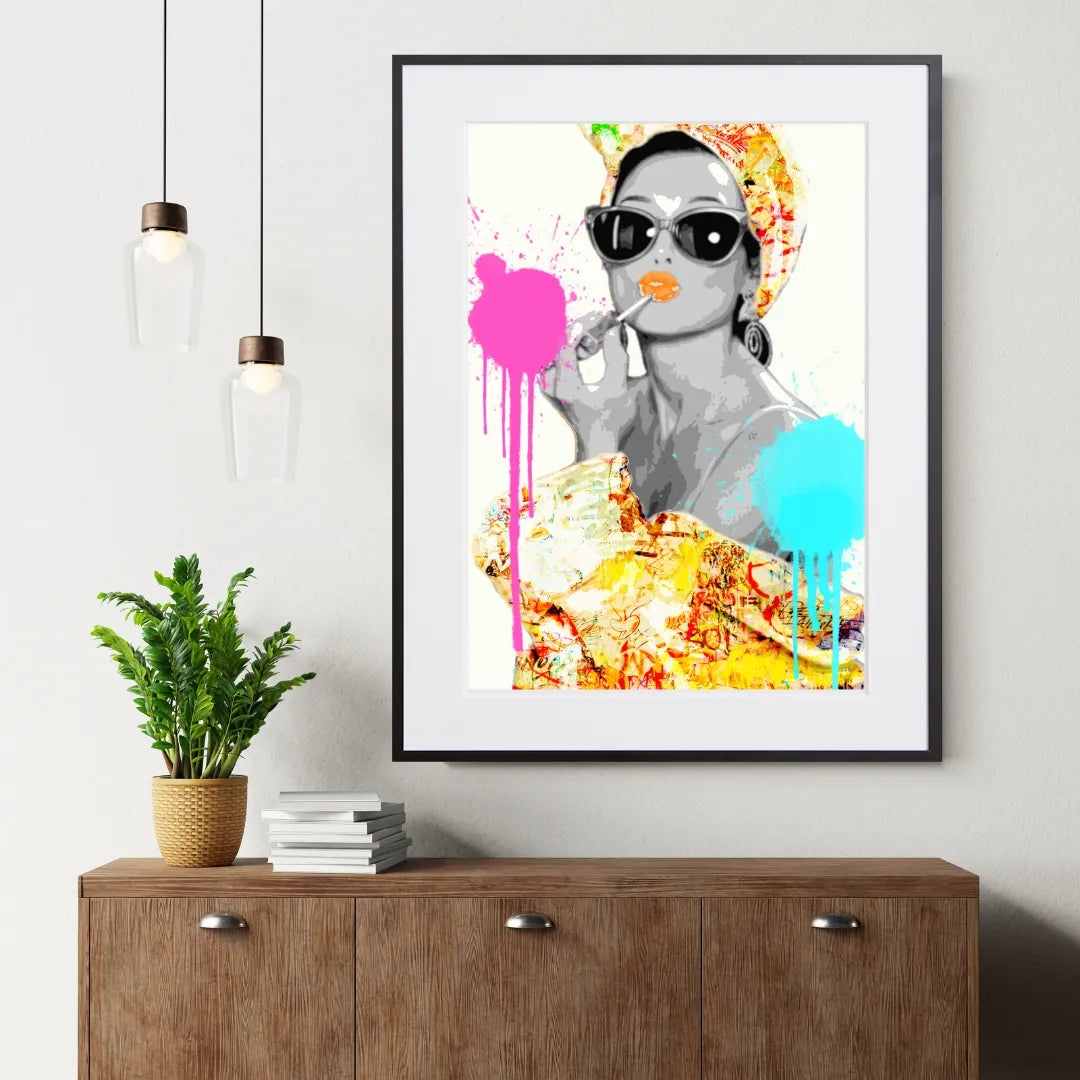 オードリーヘプバーン メイクアップシーンのアートポスター 『Holiday