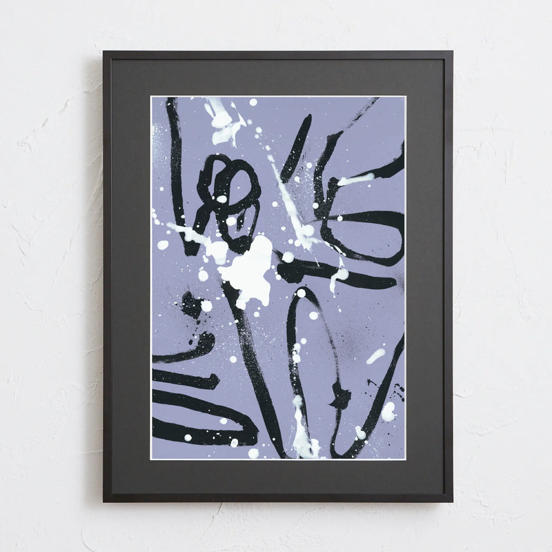 ドローイングが美しい抽象アート「50/50」｜deluxe.s.t.o作｜モダンで知的な印象を与えるポスター