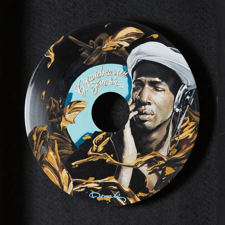 ★ＵＫ、ＵＳオリジナル盤★GRANDMASTER FLASH名盤２枚セット グランドマスター・フラッシュ人物画・原画『Grandmaster Flash