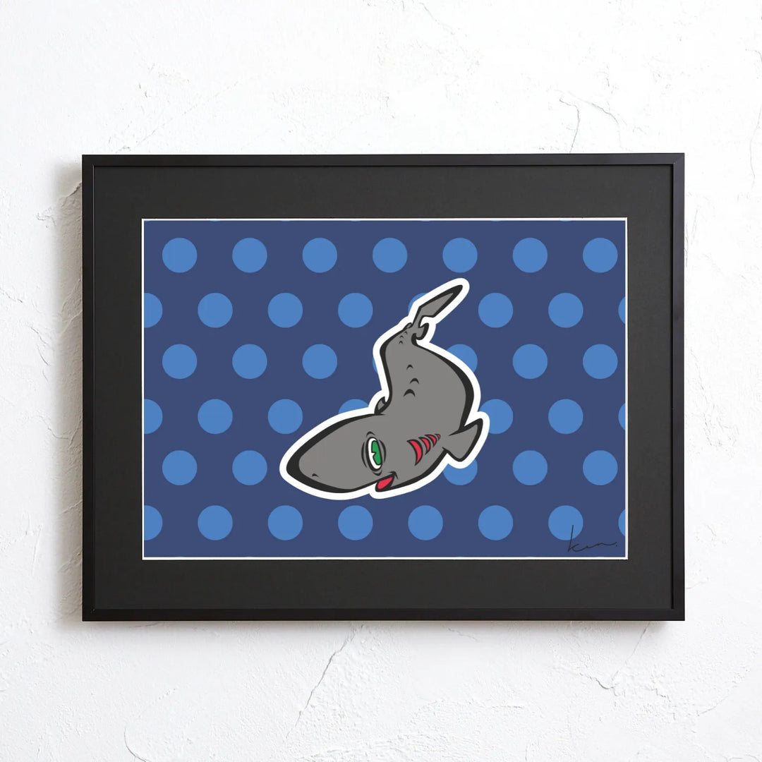 アート作品 アクリル画 命溢れる深海の生き物たちC 大きめキャンバス