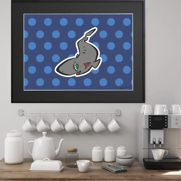 アート作品 アクリル画 命溢れる深海の生き物たちB