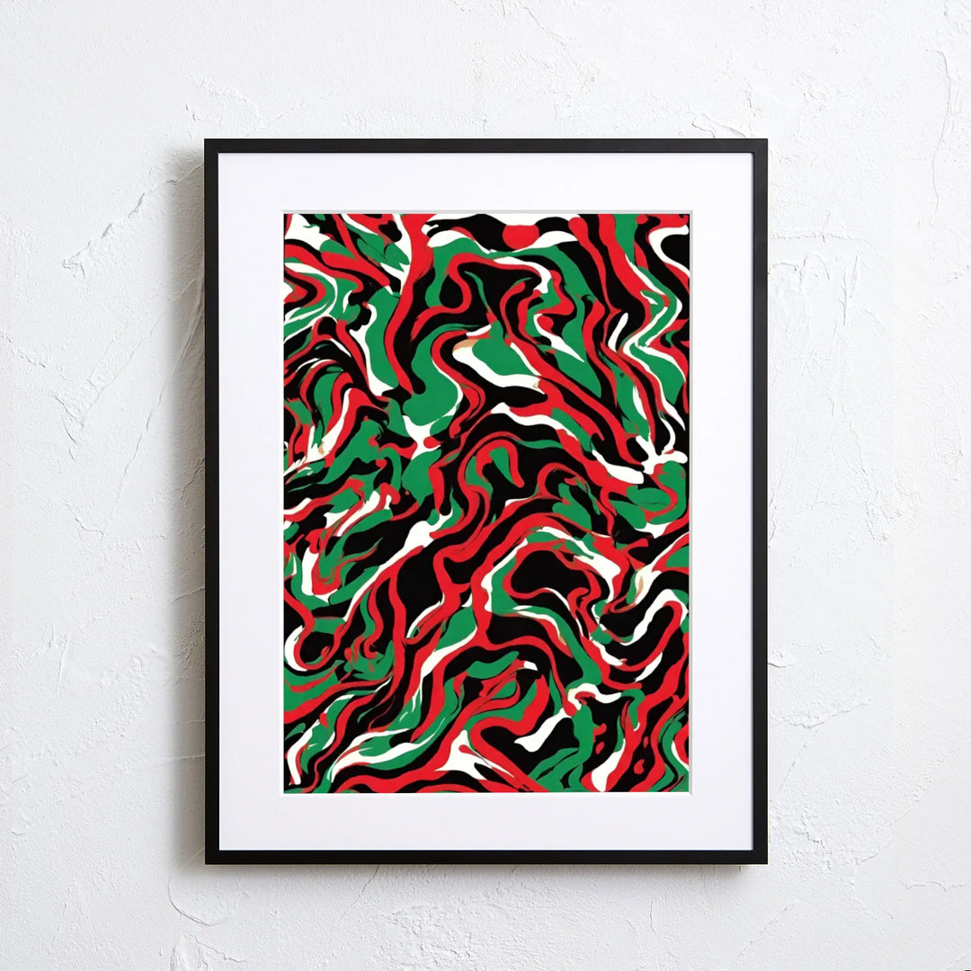 抽象的 モダン クール 模様 アブストラクト おしゃれアート