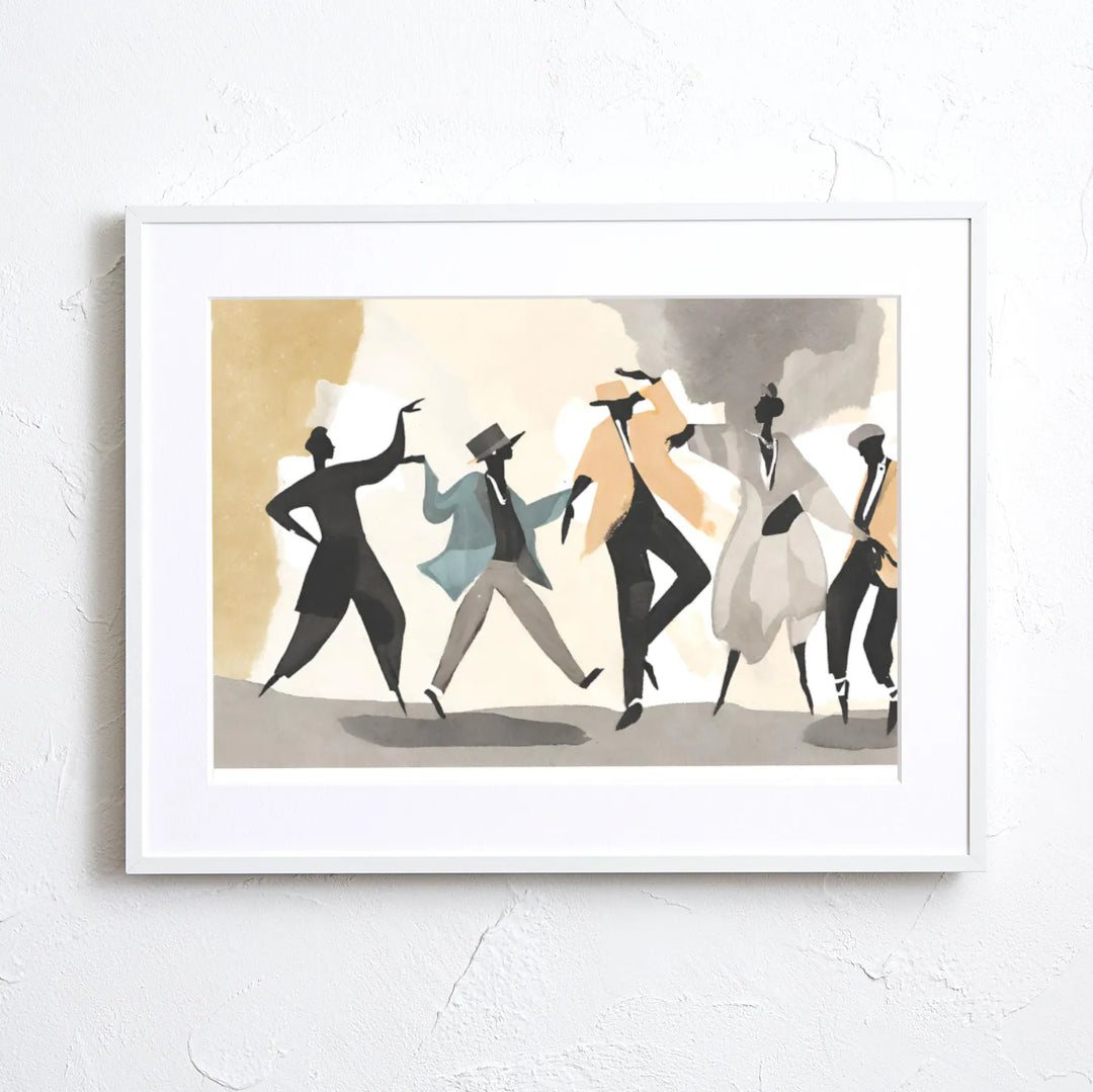 ジャズな雰囲気漂うモダンアートポスター『Euphoria』｜レトロで