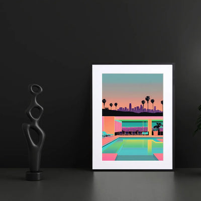 LA Down Town Sun Set