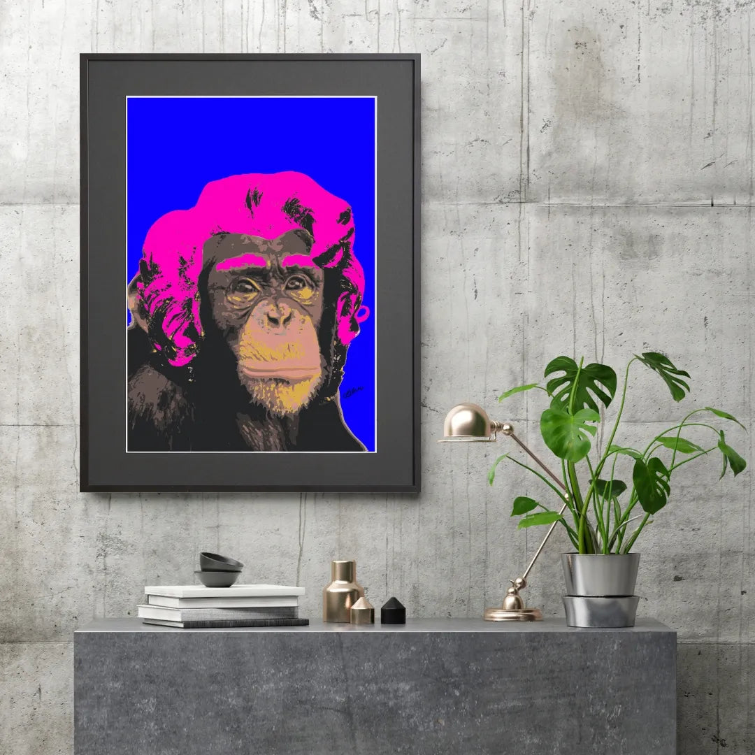 マリリン・モンローとモンキーを組み合わせたポップアート