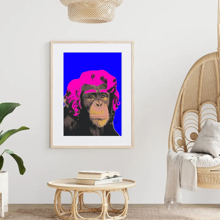 マリリン・モンローとモンキーを組み合わせたポップアート
