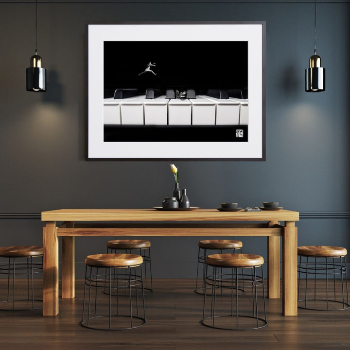 ハンドメイド 【コラージュアート】 黒フレーム付 コラージュ | BROOMIN／ブルームイン アートポスターの