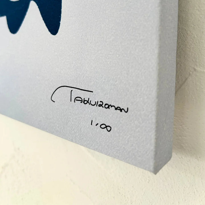 原画 【 揺らぐ 】 アート ゆらぎとキャラクターの融合が印象的な現代アート・原画『揺らぐ常識