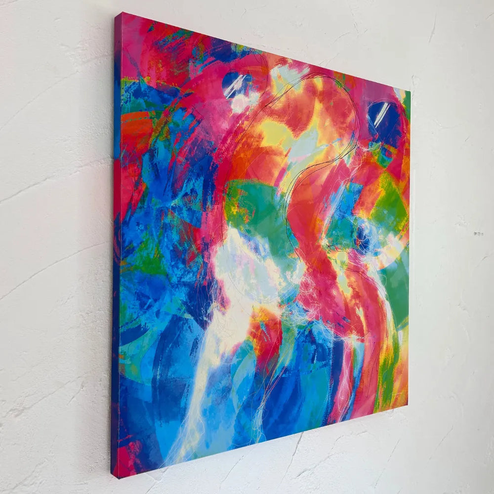 個性あふれるキャラクターが集うPOPな現代アート・原画『Friends