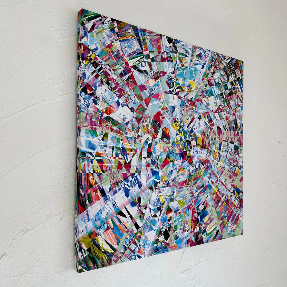 絵画 friends 個性あふれるキャラクターが集うPOPな現代アート・原画『Friends