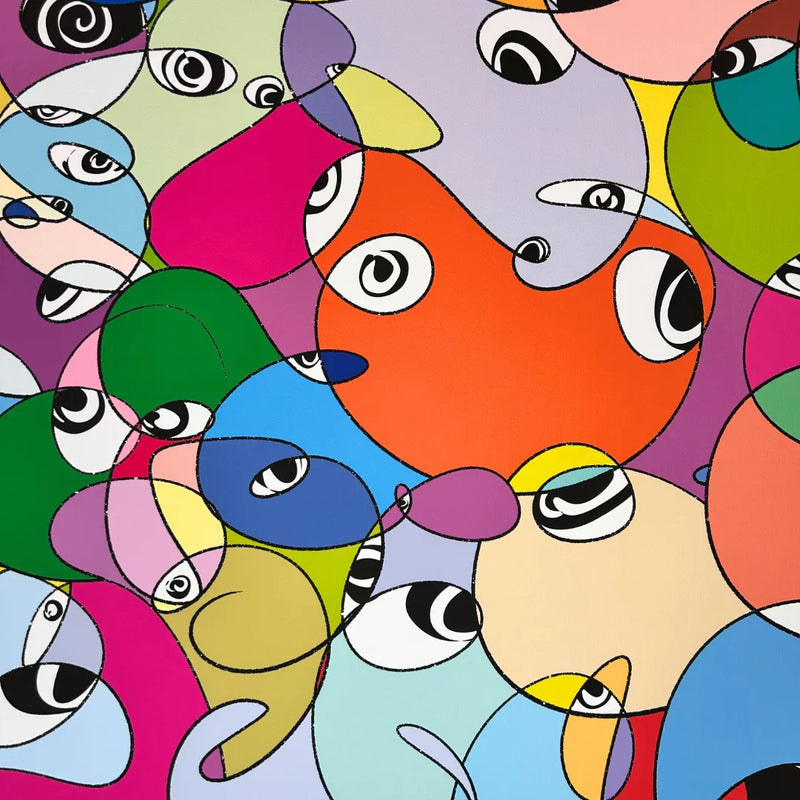 個性あふれるキャラクターが集うPOPな現代アート・原画『Friends