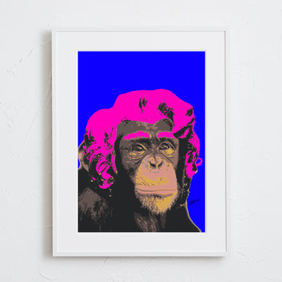 Marilyn monkey - blue