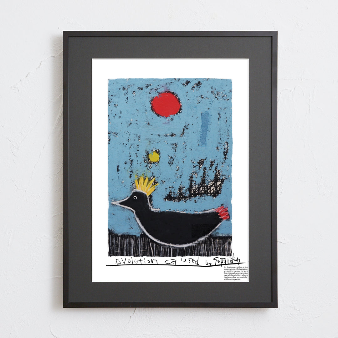 鳥の動物モチーフが映えるポップアートポスター「tori」｜ミッド