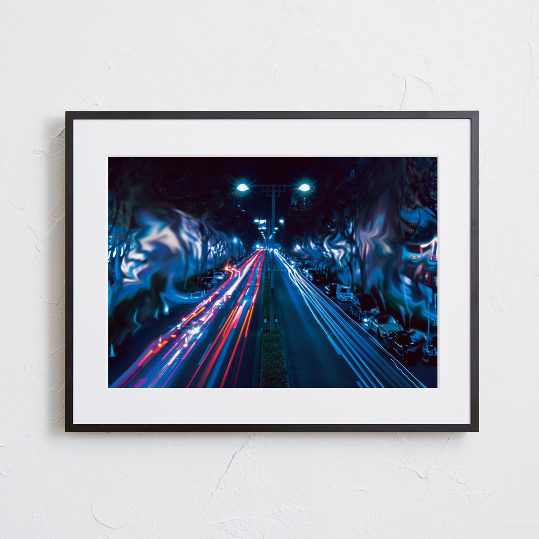 絵画 アートポスター スーザン・ジレット サイド＆ストライブ 写真加工で魅せる、幻想的な夜の世界を映した写真アートポスター